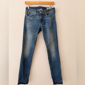 Rag & Bone Ankle Skinny Jeans Size 28 Medium Wash Stretch Denim